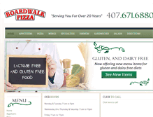 Tablet Screenshot of boardwalkpizza.com